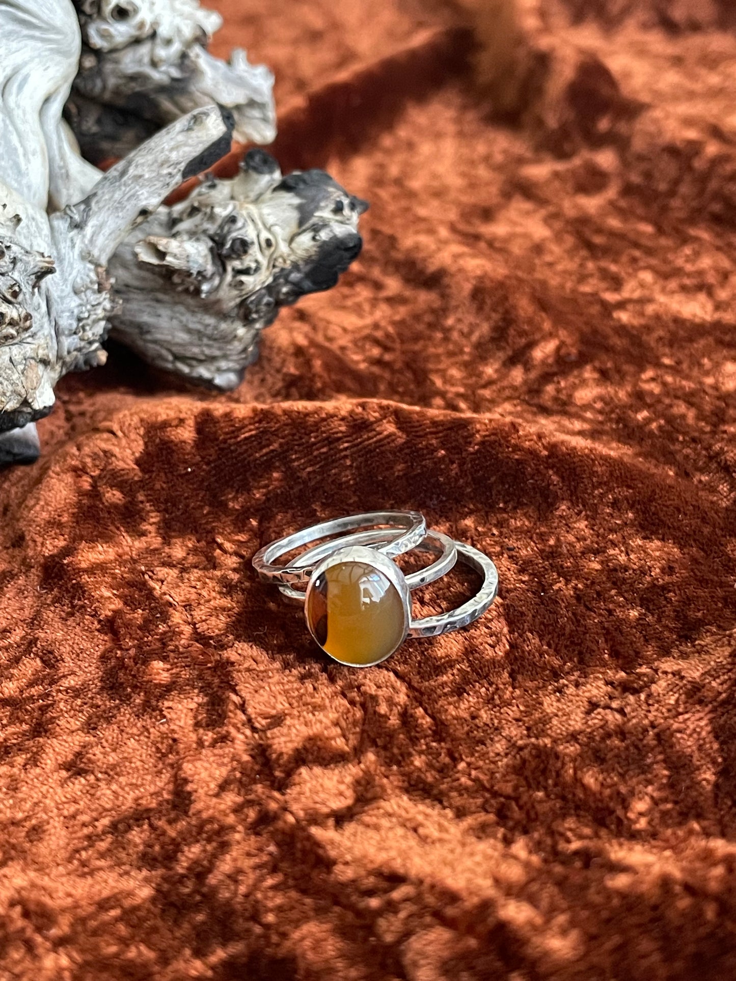 Montana Agate Sterling Silver Ring