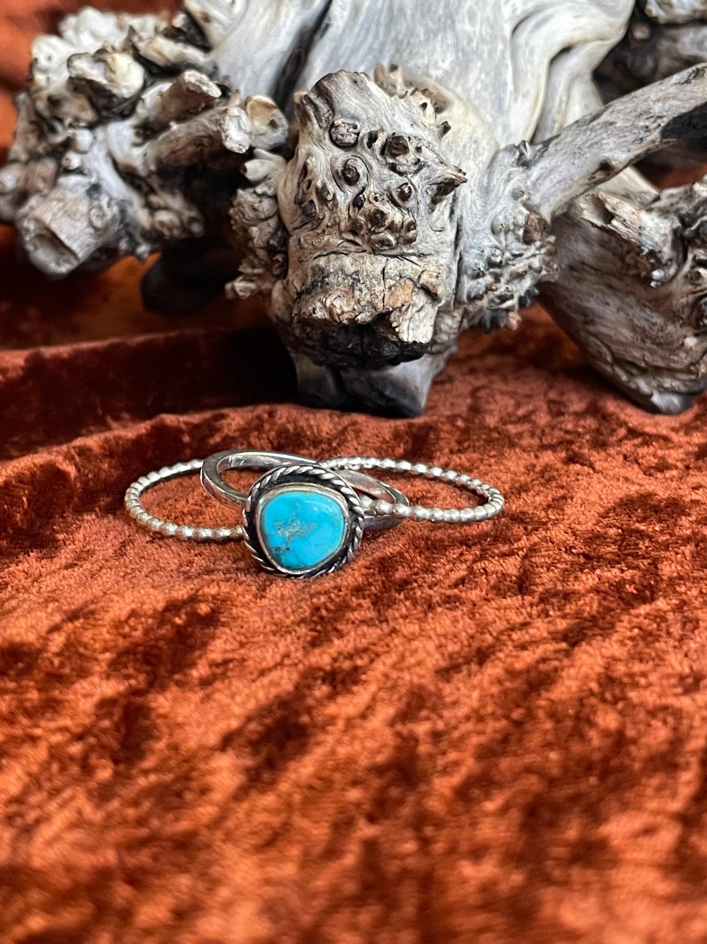 Turquoise Stacking Ring Set