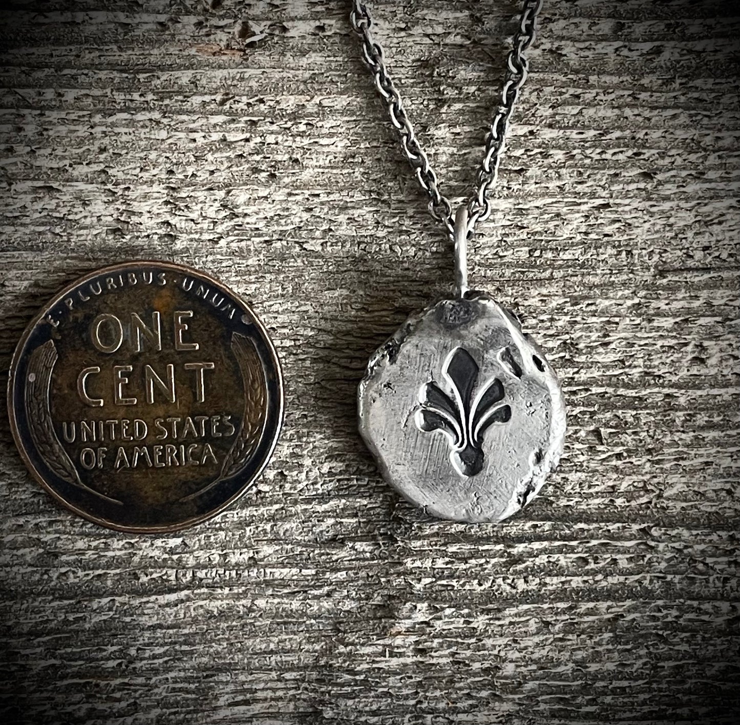 Sterling silver talisman pendant