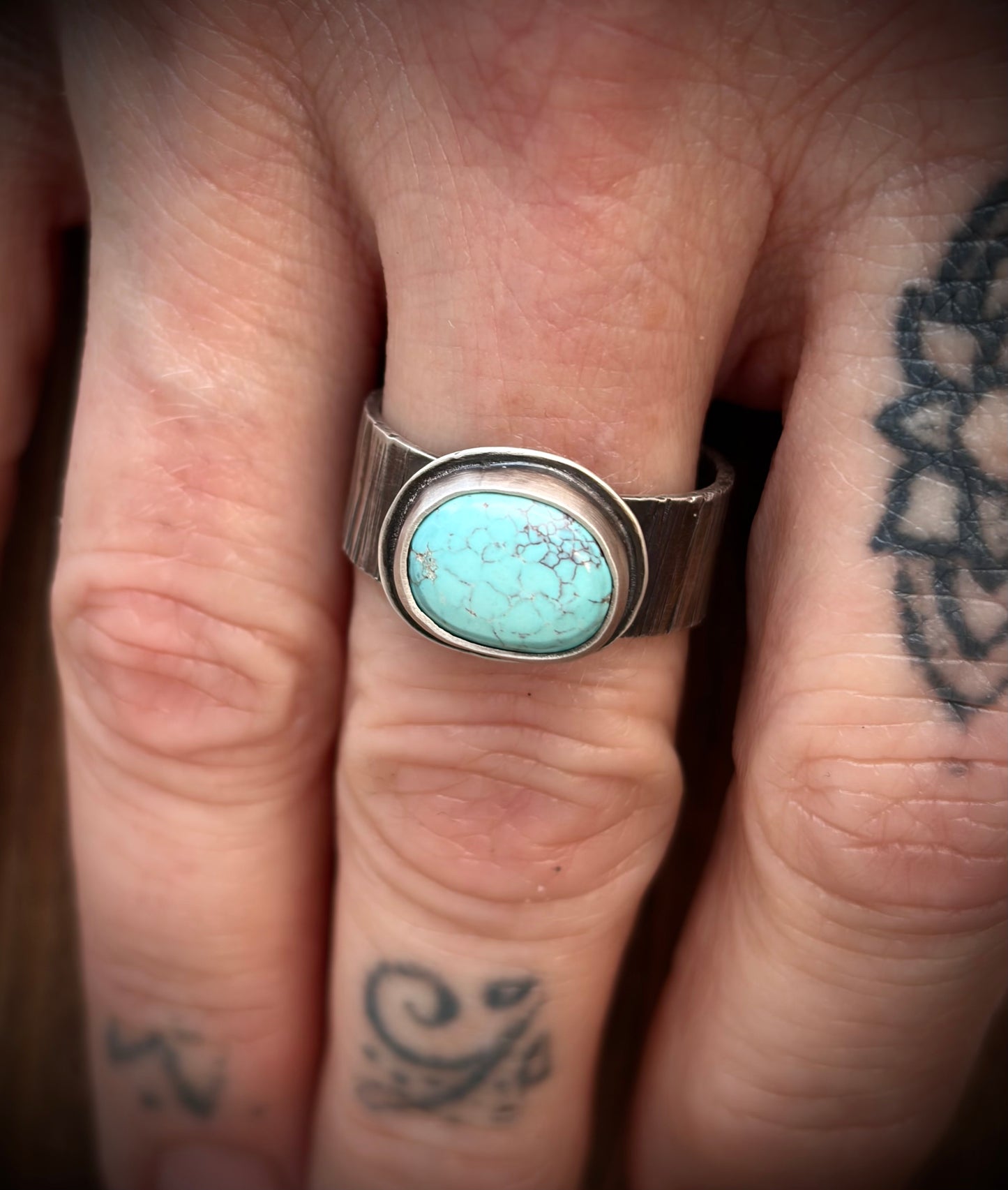 Sky Blue Turquoise Ring