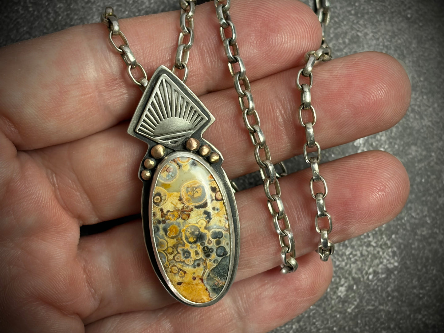 Galaxy Rhyolite Horizon Pendant