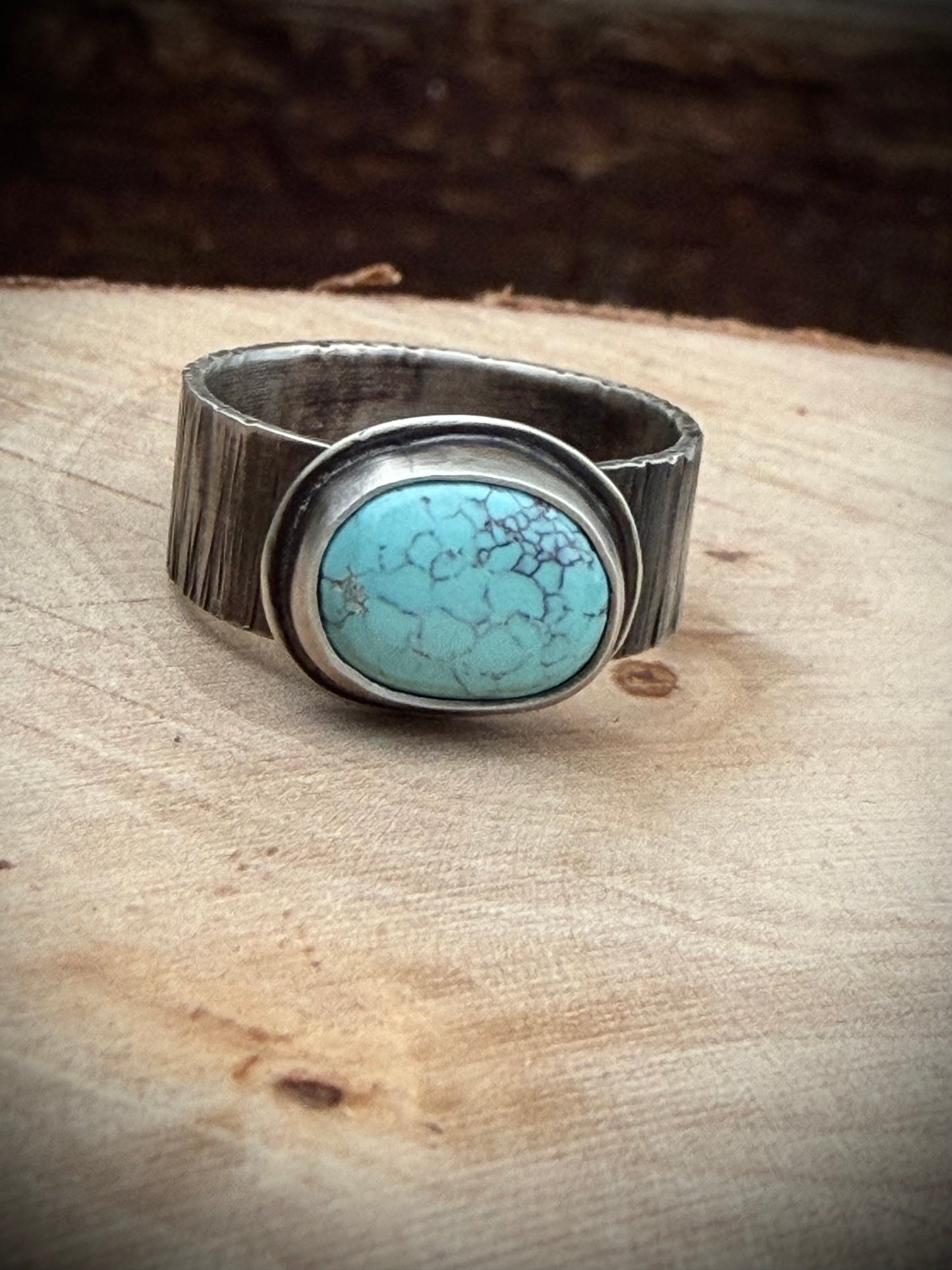 Sky Blue Turquoise Ring